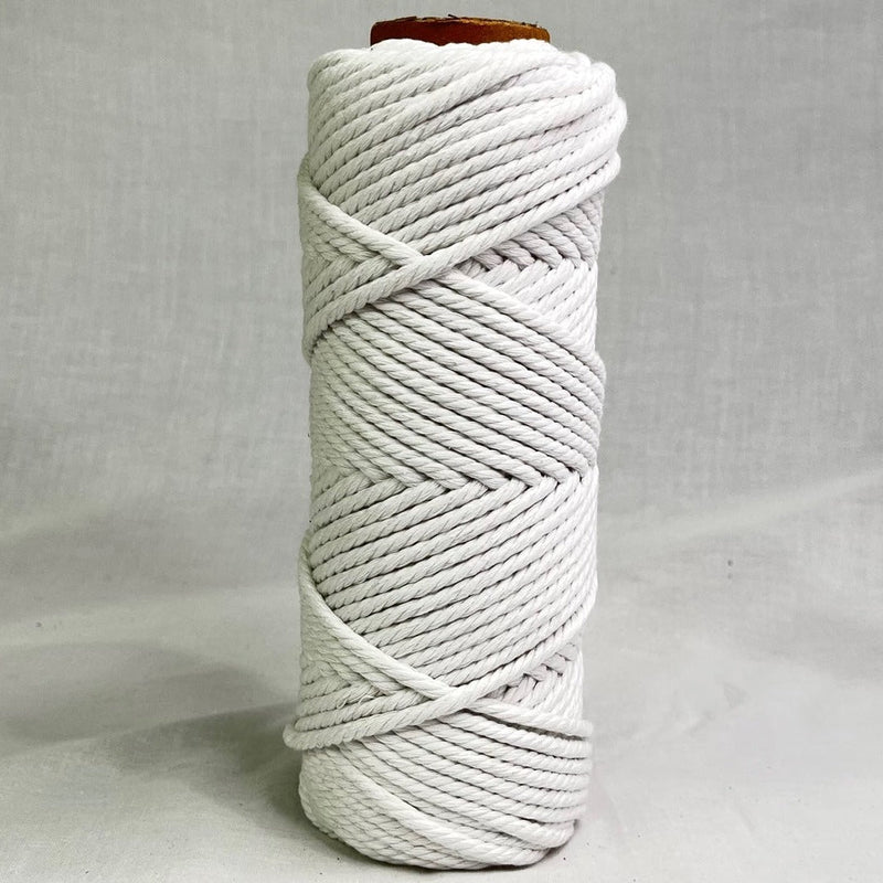 4mm Macrame Cord 50mtr roll - White - Harry & Wilma