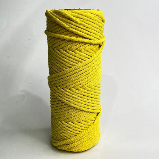 4mm Macrame Rope 50mtr roll - Yellow
