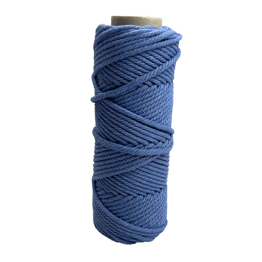 4mm Macrame Rope 50mtr roll Denim Blue