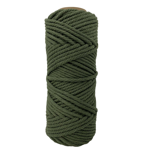 5mm Macrame Rope 50mtr Roll - Moss Green
