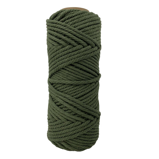 5mm Macrame Cord 50mtr Roll - Moss Green - Harry & Wilma
