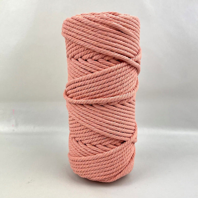 5mm Macrame Cord 50mtr Roll - Peach - Harry & Wilma