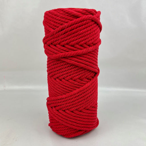 5mm Macrame Rope 50mtr Roll - Red
