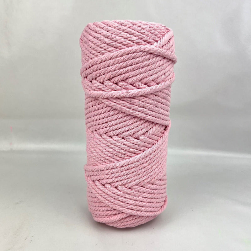 5mm Macrame Cord 50mtr Roll - Soft Pink - Harry & Wilma