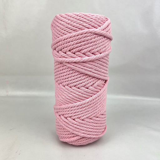 5mm Macrame Rope 50mtr Roll - Soft Pink