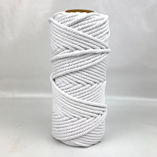 5mm Macrame Rope 50mtr Roll - White