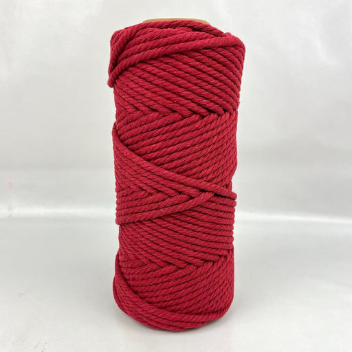 5mm Macrame Rope 50mtr Roll - Wine Red