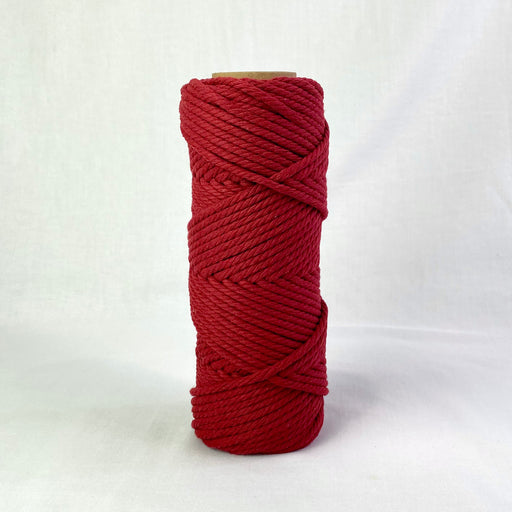 4mm Macrame Rope 50mtr roll - Wine Red