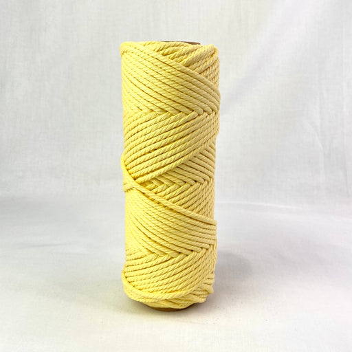 4mm Macrame Rope 50mtr roll - Soft Yellow