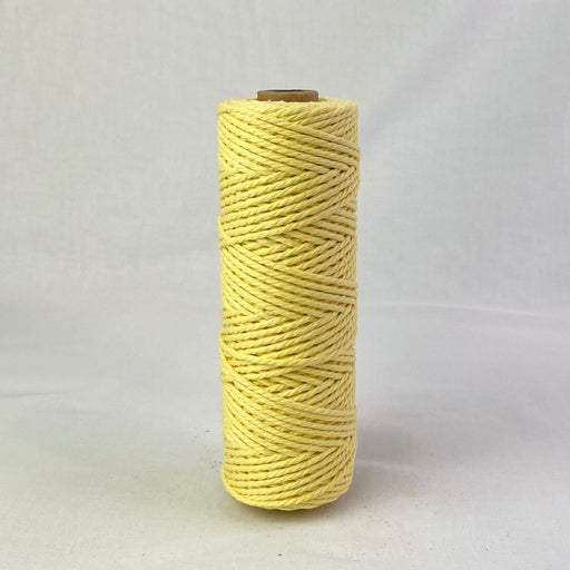 2mm Macrame Rope 200mtr roll Soft Yellow