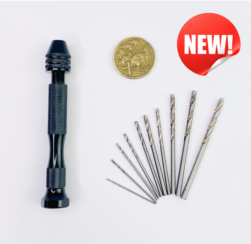 Quality Hand Twist Drill with 10 Drill Pieces
