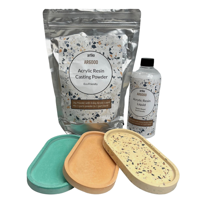 Acrylic Resin Powder 2.6kg kit - Harry & Wilma