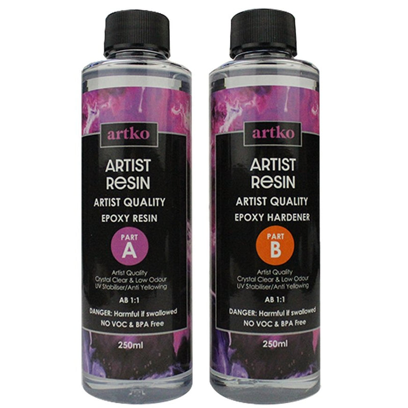 Artist 500ml Epoxy Resin - Artist Quality 1:1 Ratio - Harry & Wilma