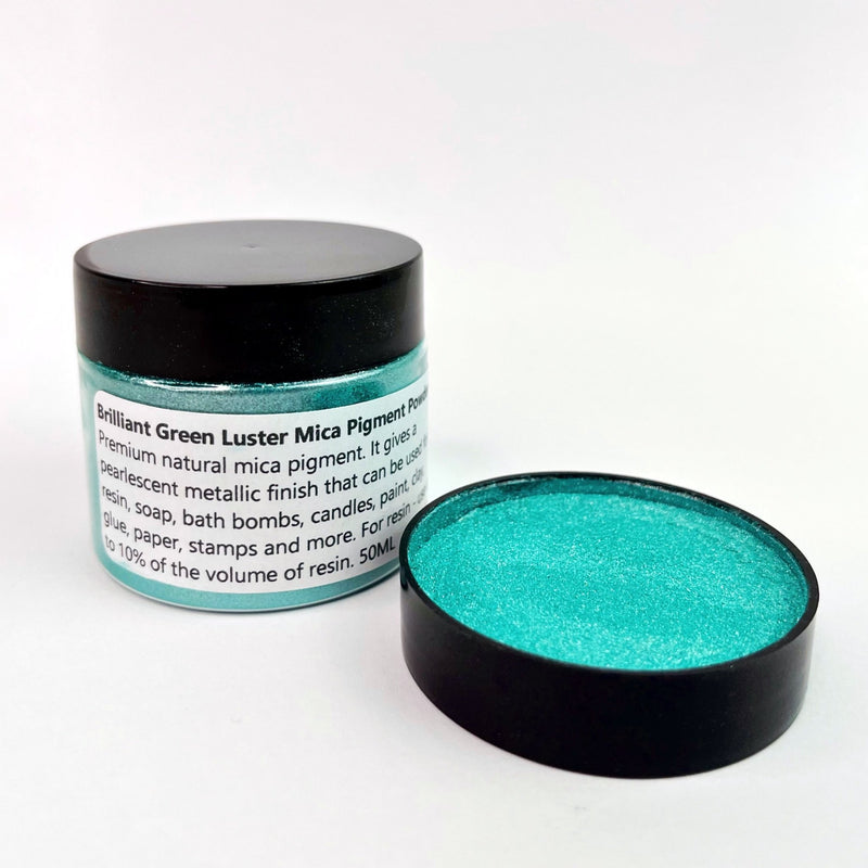 Brilliant Green - Lustre Mica Powder - Harry & Wilma