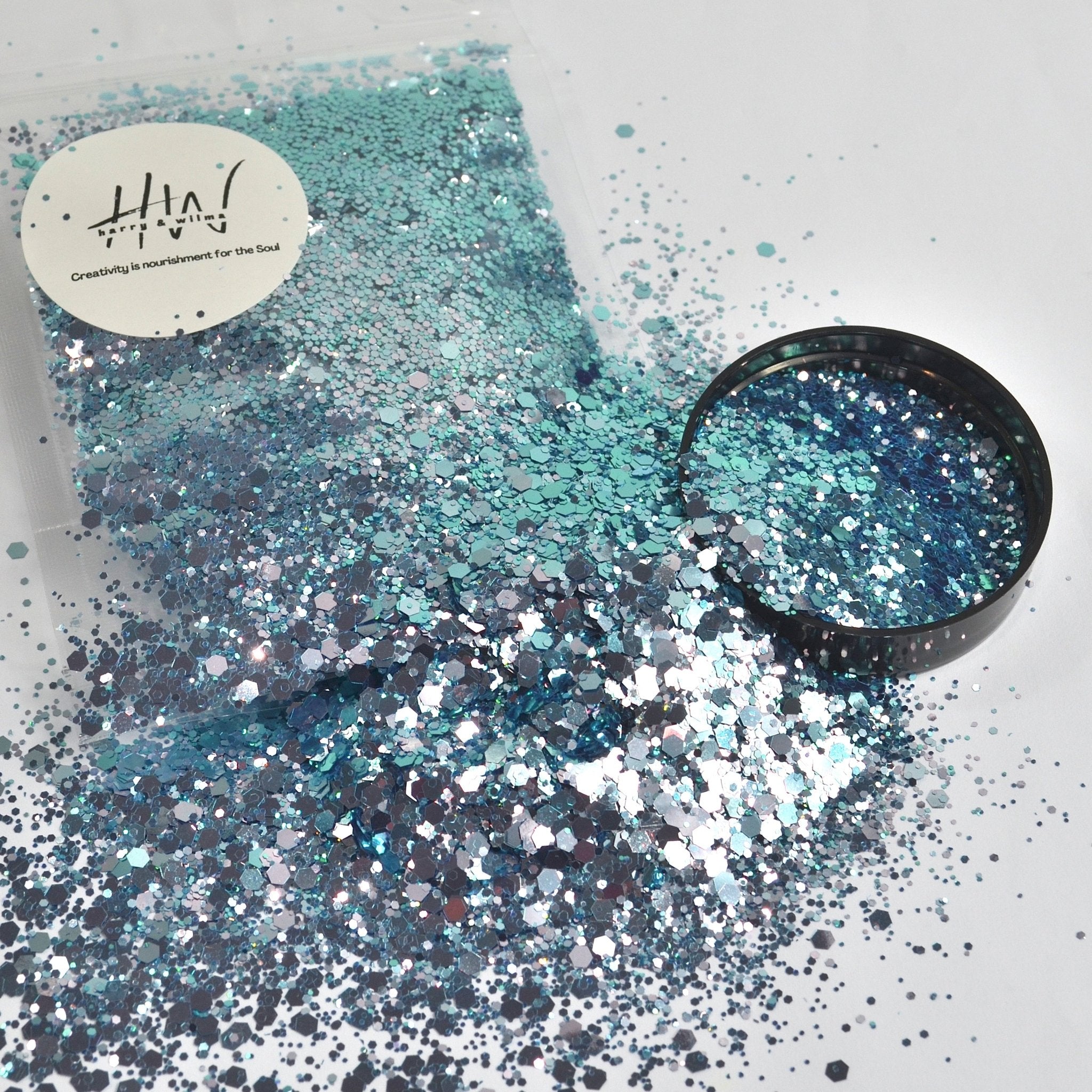 Blue Sparkling AB Druzy Jewelpop For Kameleon Jewelry - Foto 1