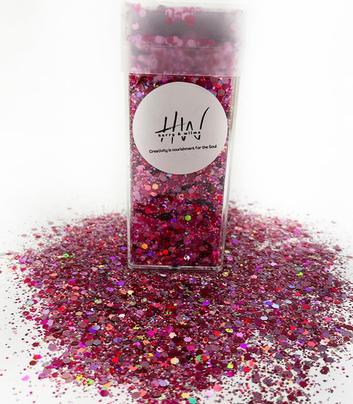 Chunky Glitter Large 125g Super Sparkle - Passion Pink