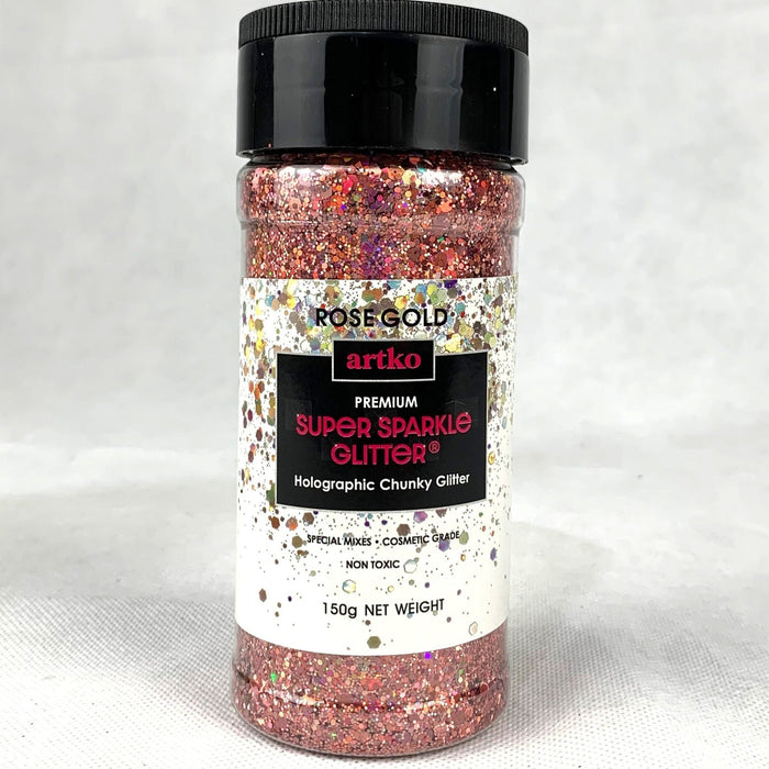 Chunky Glitter Large 150g Super Sparkle - Rose Gold - Harry & Wilma
