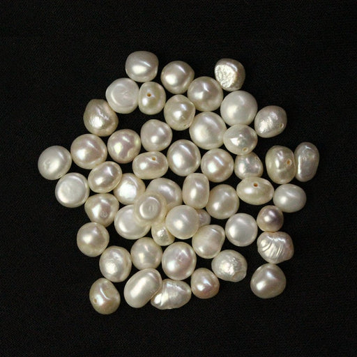 Coin and Potato Pearls Light Ivory