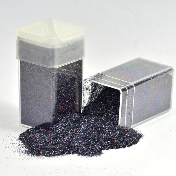 Extra Fine Glitter Black Holographic 42g - Harry & Wilma