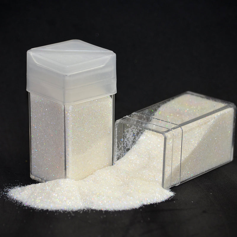 Extra Fine Glitter Bright White Holographic 42g - Harry & Wilma