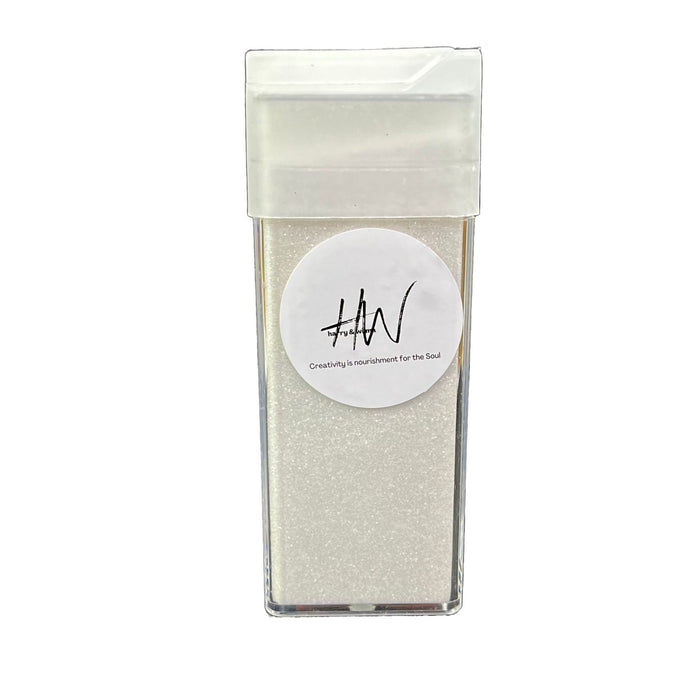 Extra Fine Glitter Ultra Metallic Cosmetic Grade - All White 130gms - Harry & Wilma