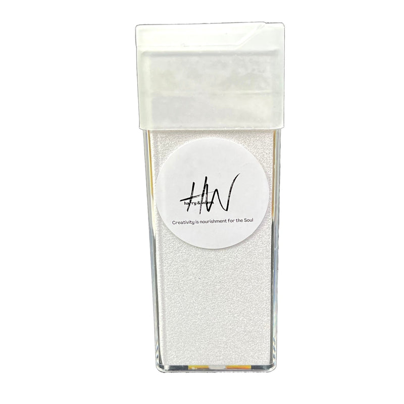 Extra Fine Glitter Ultra Metallic Cosmetic Grade - Cloud White 130gms - Harry & Wilma