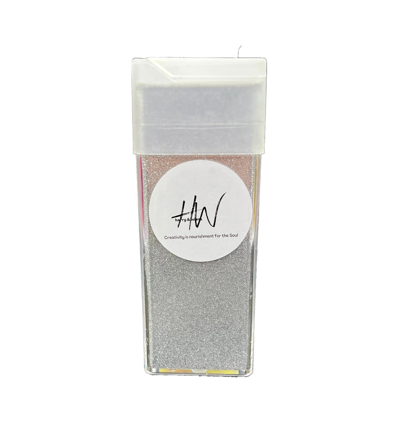 Extra Fine Glitter Ultra Metallic Cosmetic Grade - Silver 130gms - Harry & Wilma