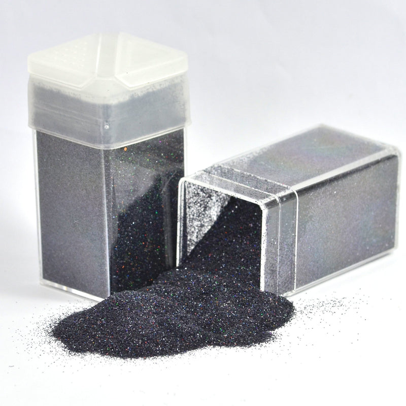 Fine Glitter Black Holographic 42g - Harry & Wilma
