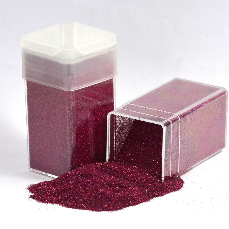 Fine Glitter Hot Pink Holographic 42g - Harry & Wilma