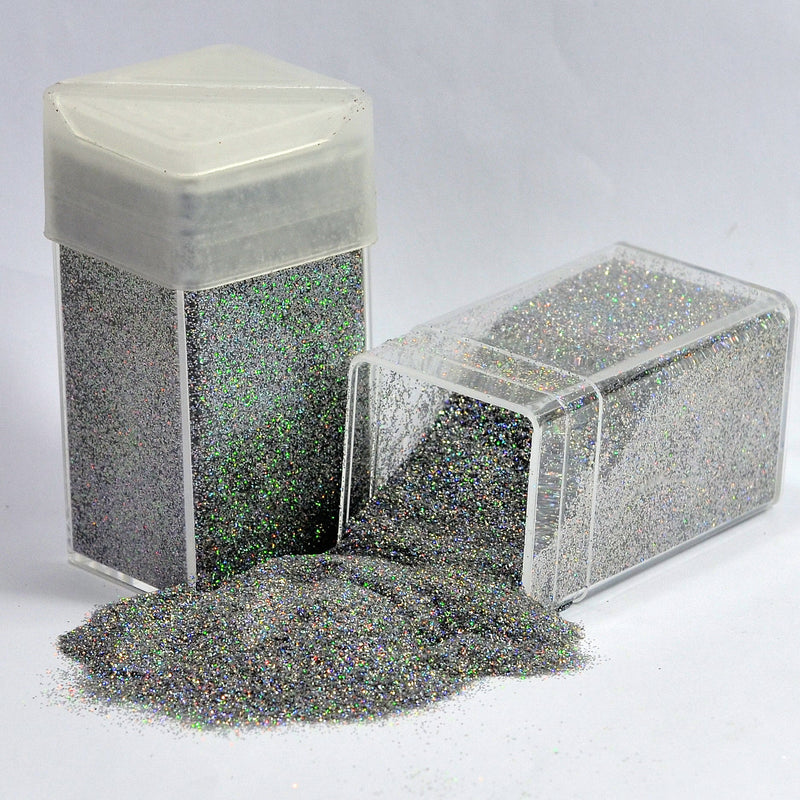 Fine Glitter Silver Holographic 42g - Harry & Wilma