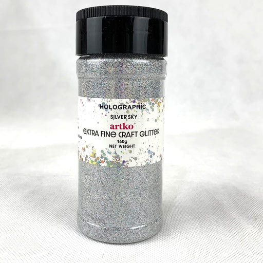 Glitter Extra Fine Holographic - Silver Sky
