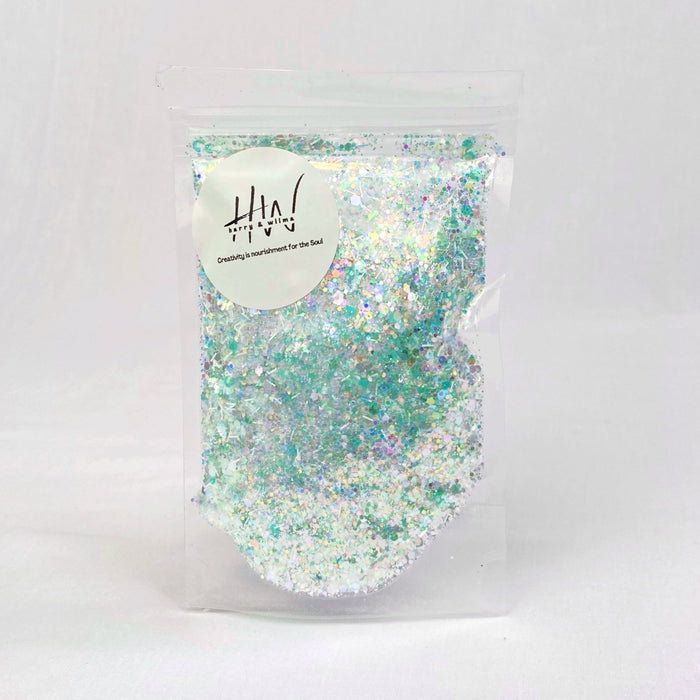 Glitter Pastel Spearmint 40g - Harry & Wilma