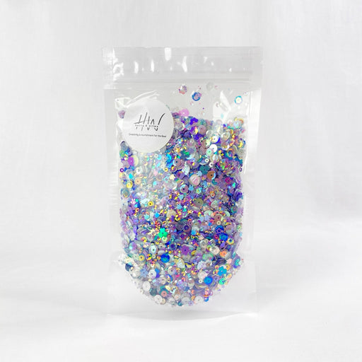 Glitter Shapes Dazzlers Lavender 100g