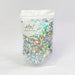 Glitter Shapes Hearts - Silver Holographic 3mm