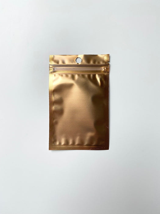 Gold Eye Catching Foil Bag - Transparent Face (100pcs) (8*13cm) - Harry & Wilma