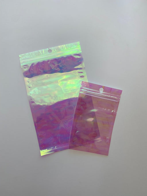 Holographic Rainbow Reflective Transparent Bag (100pcs) (12*18cm)