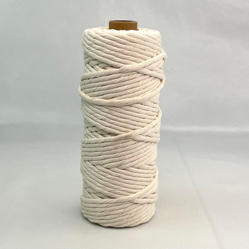 4mm SINGLE Strand Natural Macrame Rope