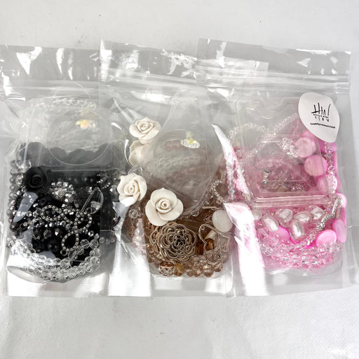 Deluxe Bead Mix with Free Swarovski Crystal - Princess Pink