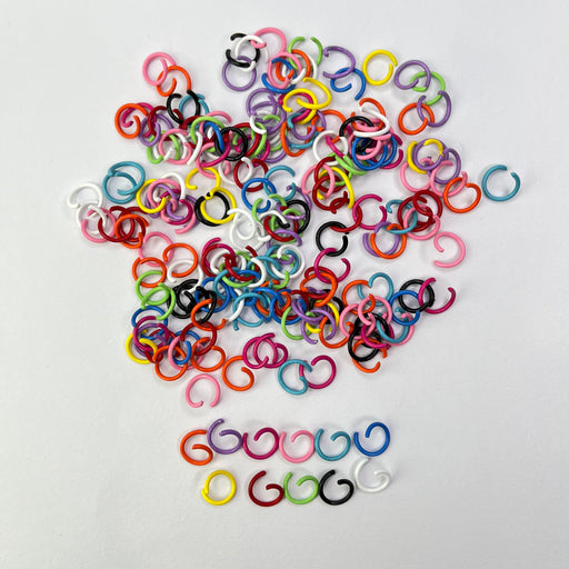 Funky Coloured Jump Rings 10mm - Stainless Steel