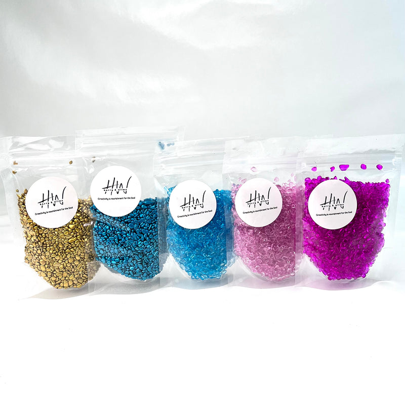 Mini Blue Pebbles - 100g