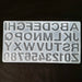 Silicone Resin Mould - Alphabet & Numbers REVERSE