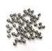 Round spacers 6mm 60pcs - Stainless Steel