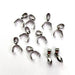 Bails Silver 10pcs - Stainless Steel