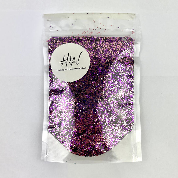 Pixie Glitter Deep Purple Mix 60g