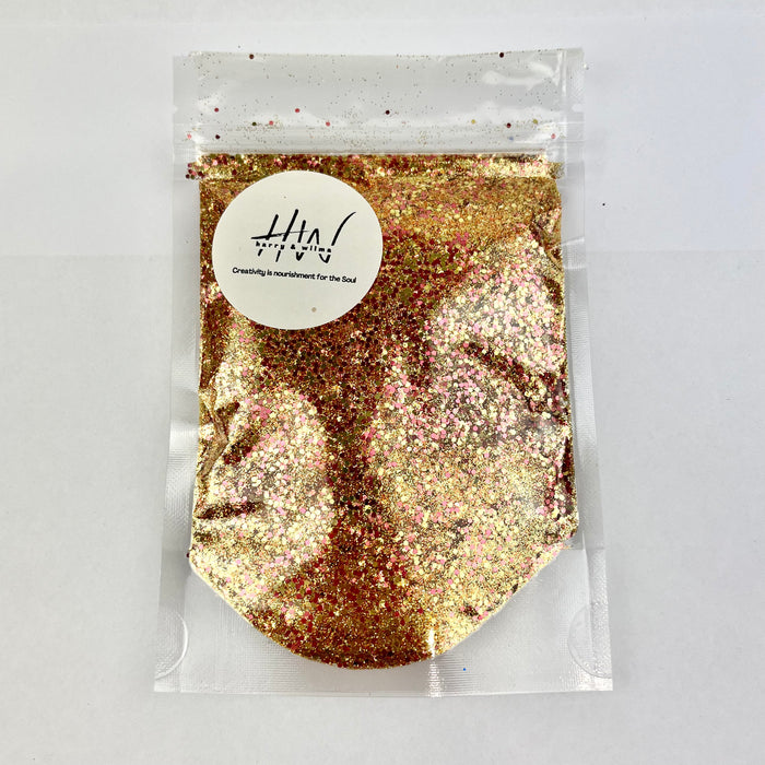 Pixie Glitter Rose Gold Mix 60g