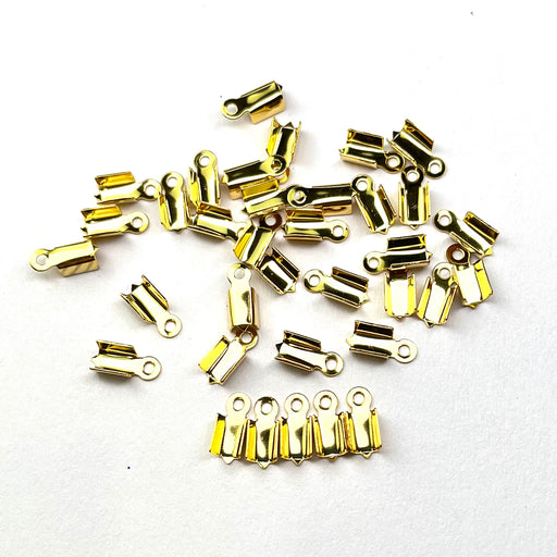 Cord Connectors Gold 35pcs - Stainless Steel