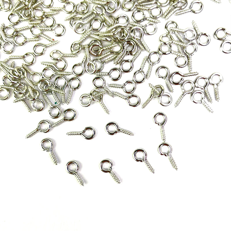 Mini Screws Silver 10mm 250pc (Nickel free)
