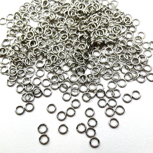 Jump Rings 6mm 500pcs - Stainless Steel