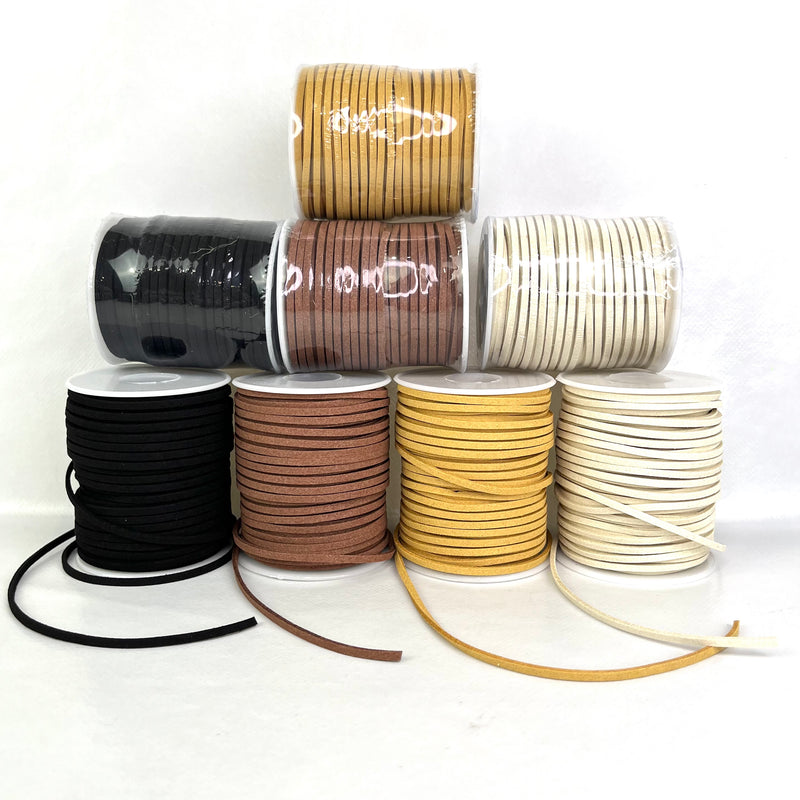 Faux Suede Rolls 2.6mm Brown 30mtr