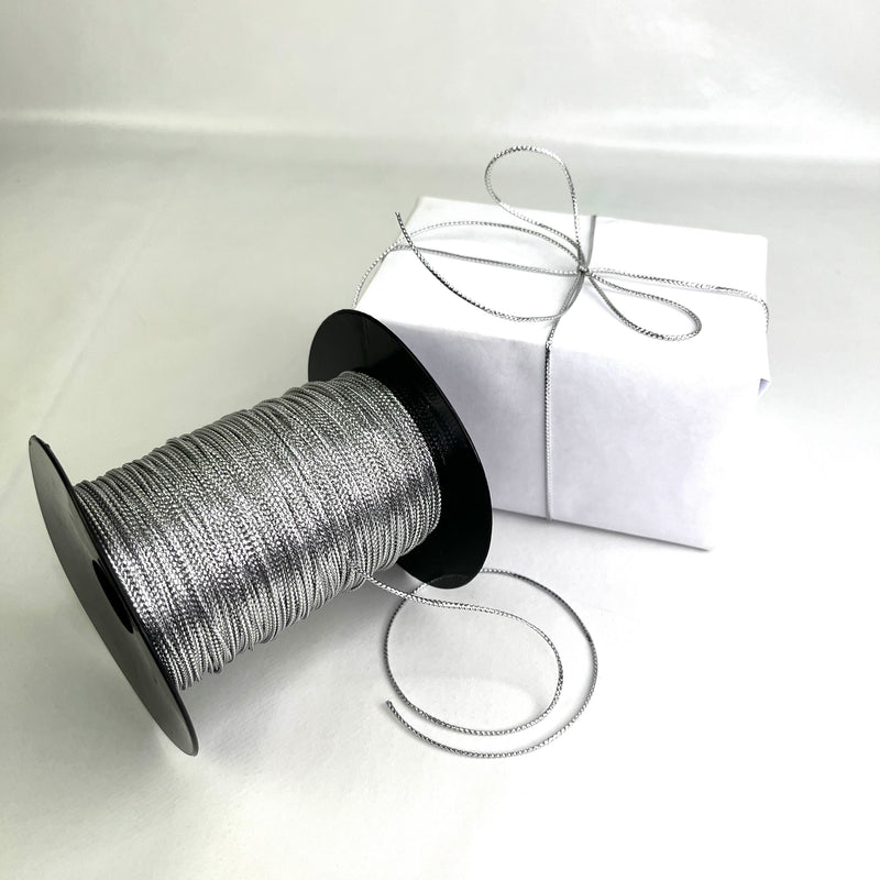 Rat Tail Cord 1mm Silver 150m roll